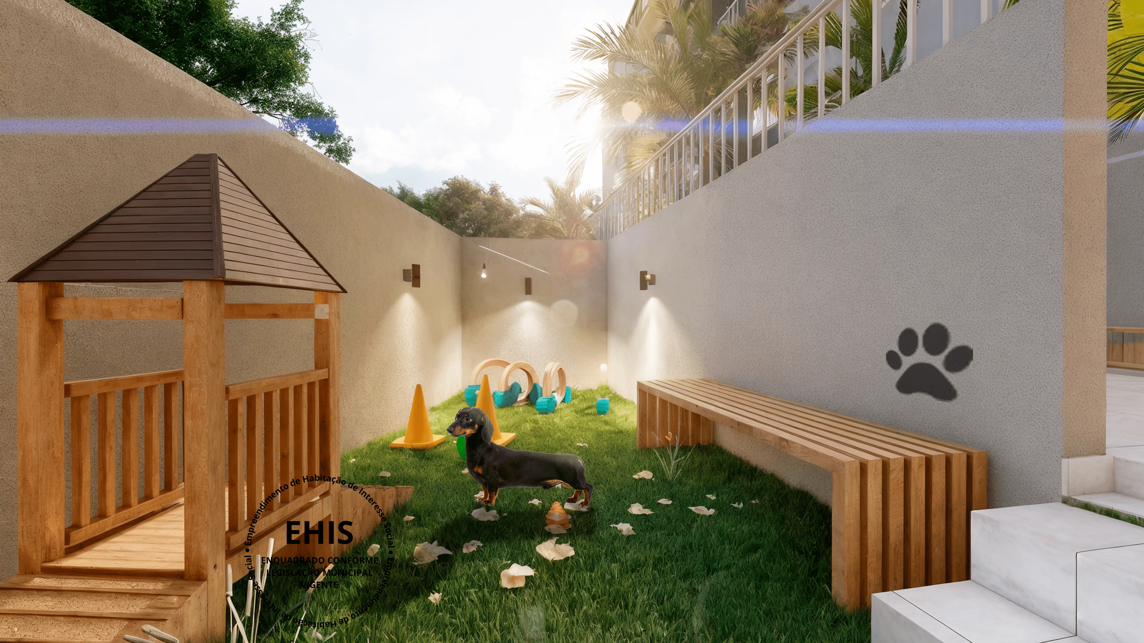 Perspectiva Ilustrada Pet Place